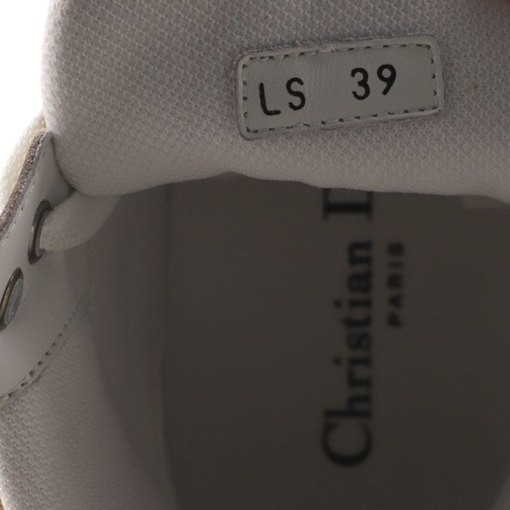 Christian Dior Women's D-Player Sneakers Quilted Nylon Gold - Picture 5 of 5